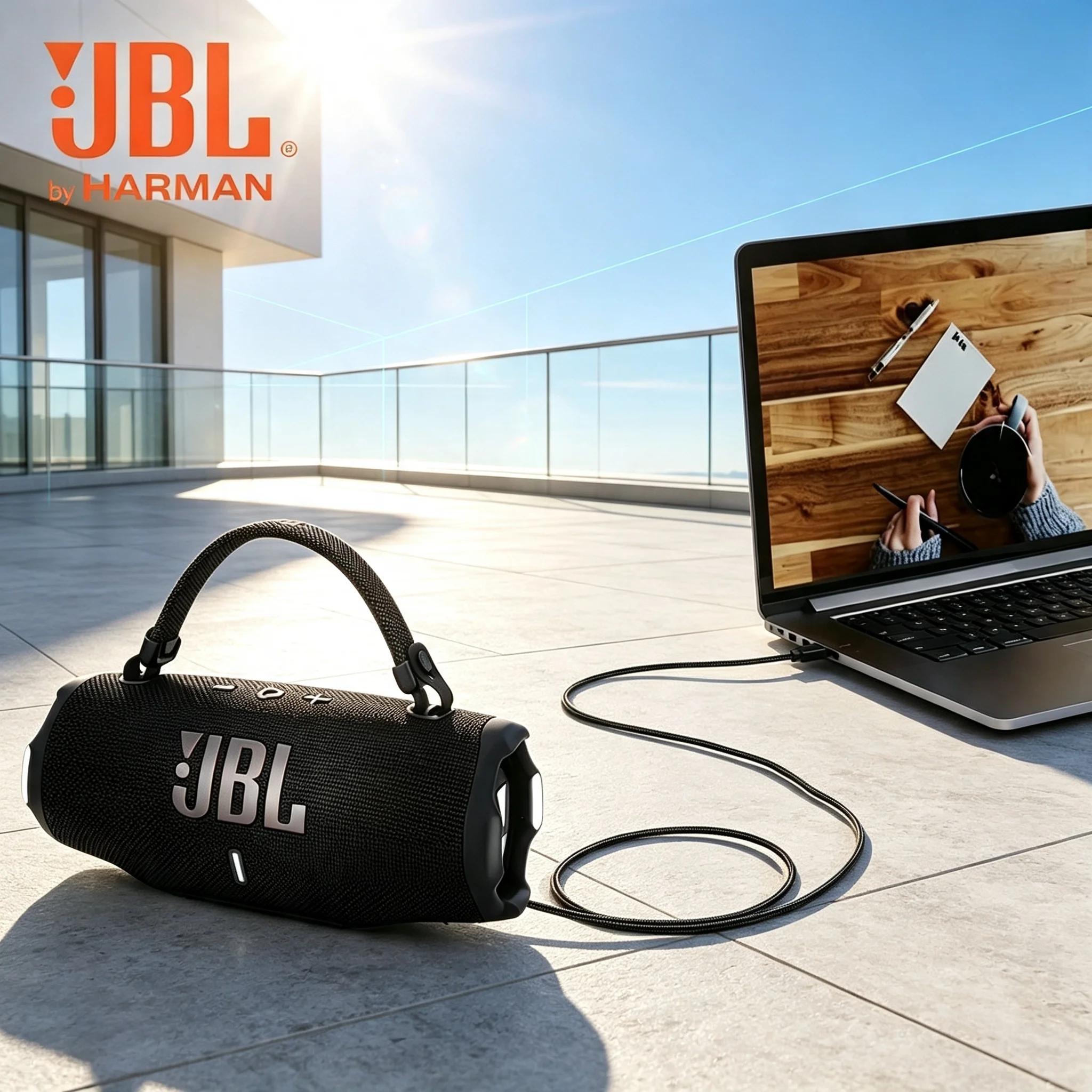 JBL CHARGE6 Bluetooth Music Speaker IP68 Waterproof AI Sound Boost Pro‑Sound Portable Outdoor Beach Party Device