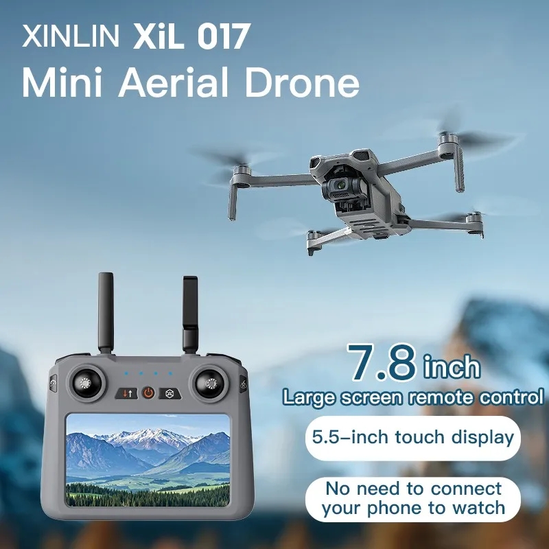 XIL017 Professional Drone GPS 6KM WIFI FPV 3-axis Gimbal 4K Dual Camera 5.5