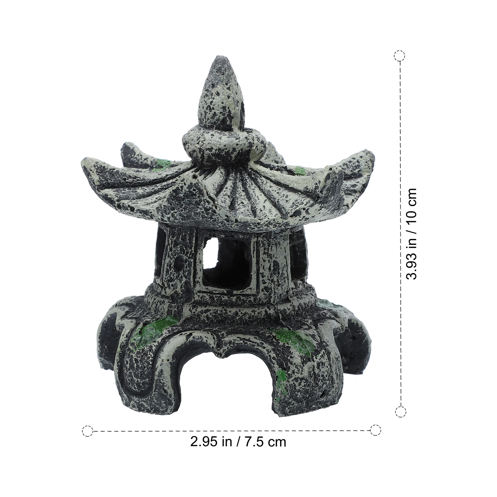 1 قطعة النمط الصيني بونساي الراتنج زخرفة لخزان الأسماك ديكور واقعية محاكاة حوض السمك الجبلي المناظر الطبيعية الزينة