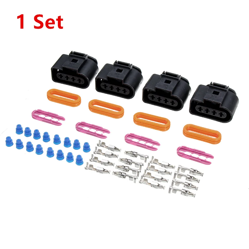 1Set Ignition Coil Connector Repair Kit Set IC39 Car for VW Passat For Jetta for GOLF Polo Touran Transporter For Audi A4 A6 A8