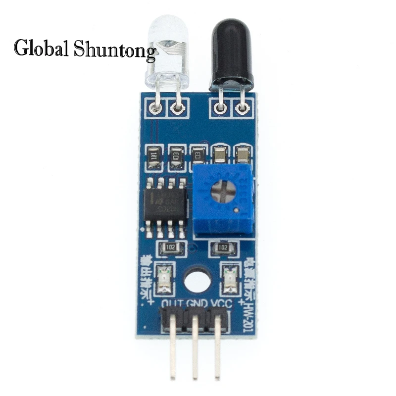 10 PCS IR Infrared Obstacle Avoidance Sensor Module for Arduino Smart Car Robot 3-Wire Reflective Photoelectric New