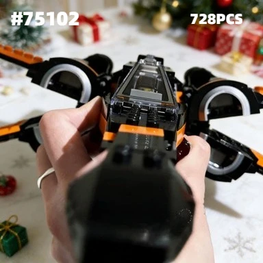 

Конструктор Star Wars X-Wing Fighter 75102, модель самолета, подарок-украшение, новинка, игрушка-подарок