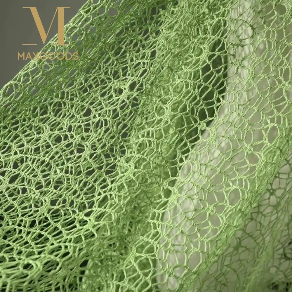 

Creative Irregular Hollow Mesh Gauze DIY Winding Texture Sewing Fabric Soft Plain Designer Cloth Clothing Decorative