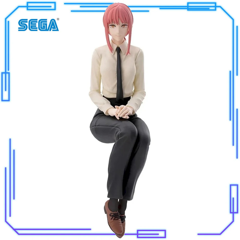 

In Stock SEGA Original Genuine PM Chokonose Figure Chainsaw Man Makima 14cm Anime Collections Model Toy Premium Figure Xmas Gift