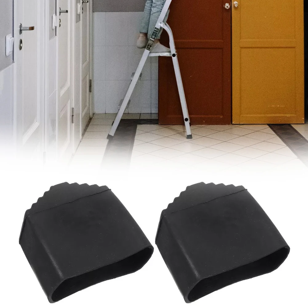 2Pcs Replacement Non Slip Folding Rubber Ladder Leg Feet Pads Foot Covers Ladder Balance Bar Foot Cover
