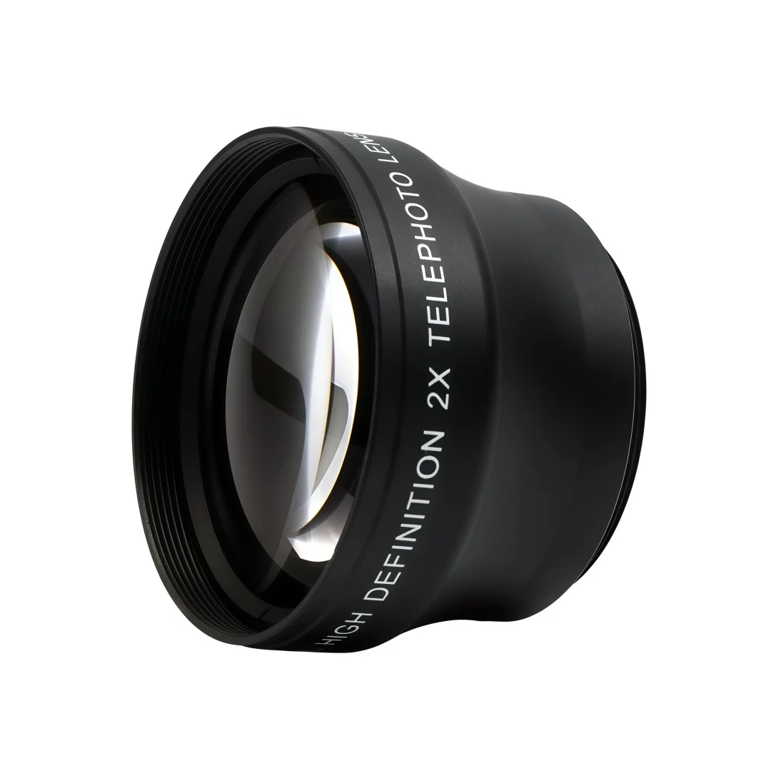 Gloednieuwe 2.0X vergroting teleconverter lensadapter 49mm 52mm 55mm 58mm voor DSLR spiegelloze zoom- en prime-lenzen