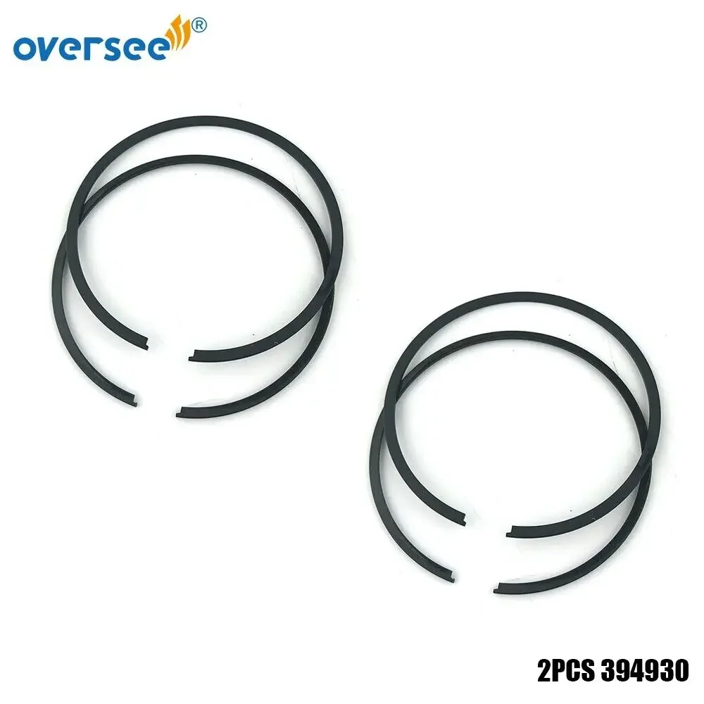 2PCS 394930 Piston Ring Set 3.5'' For Evinrude Johnson BRP 85-300HP Outboard