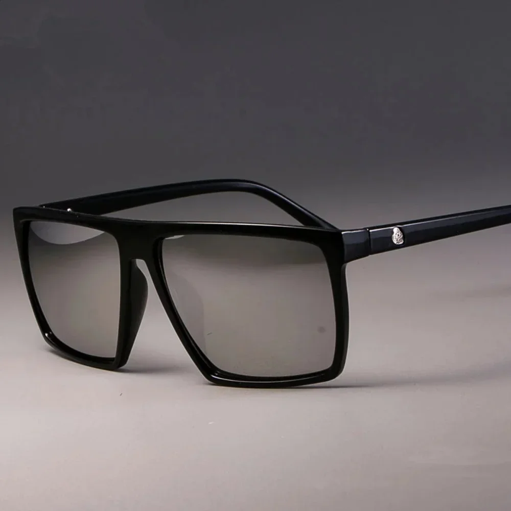 Hot Selling Products Skull Head Color Film Sunglasses for Men and Women Fashion High Quality Square Frame Big Frame Retro image 3