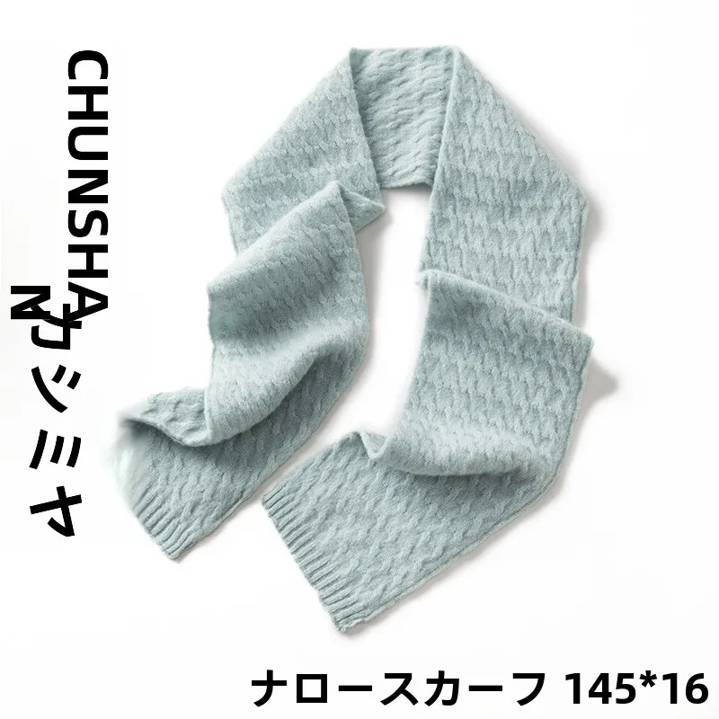 pure-camere-–-echarpe-tricotee-etroite-pour-femme-polyvalente-chaude-double-couche-fleur-torsadee-chauffe-eau-automne-hiver