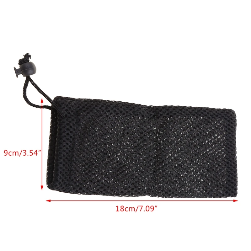 5Pcs Portable Mesh Plaid Sunglasses Eyeglasses Cloth Storage Bag Glasses Pouch Case Color Random delivery