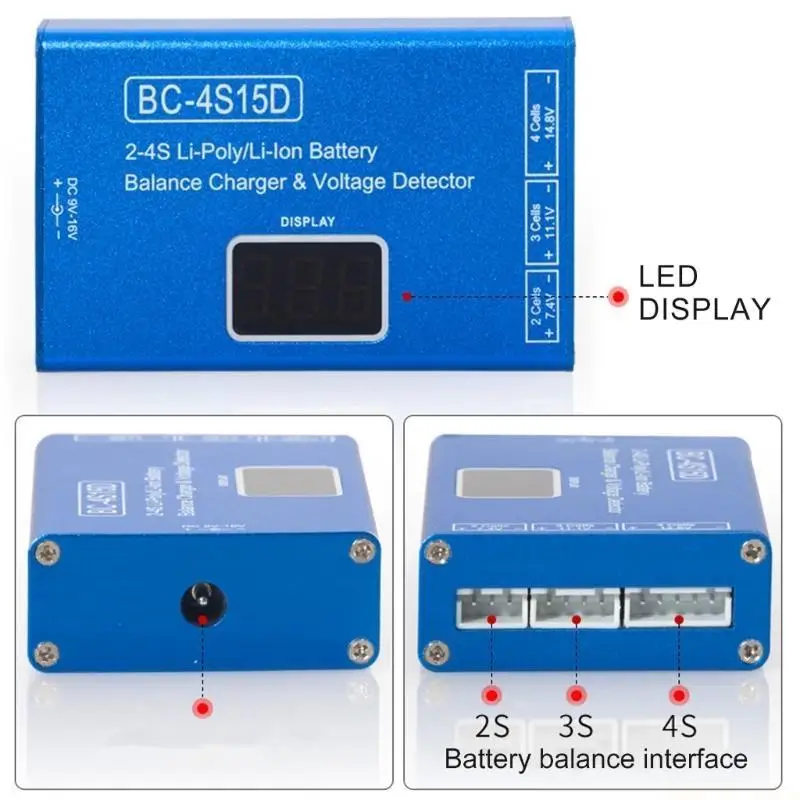 

M5TD Precise 4S15D Battery for 2-4S 7.4V 11.1V 14.8V Balanced Charging