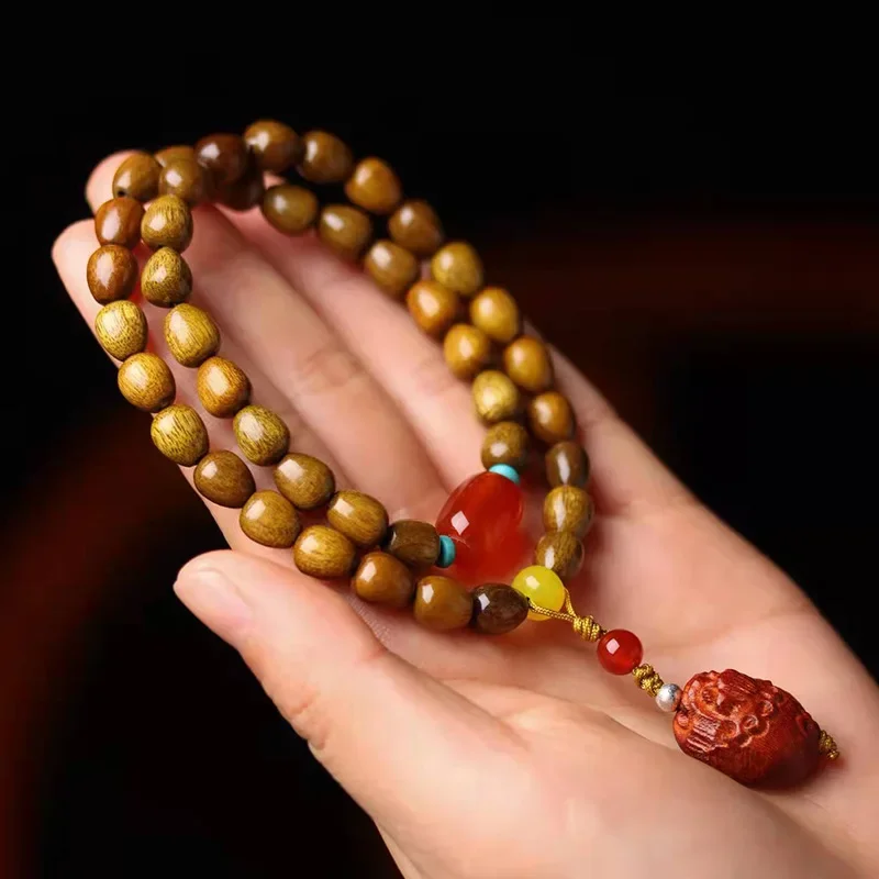 Jinshinan water drop beads DIY PI xiu bracelet men and women literary play Buddha beads decorative rosary crafts