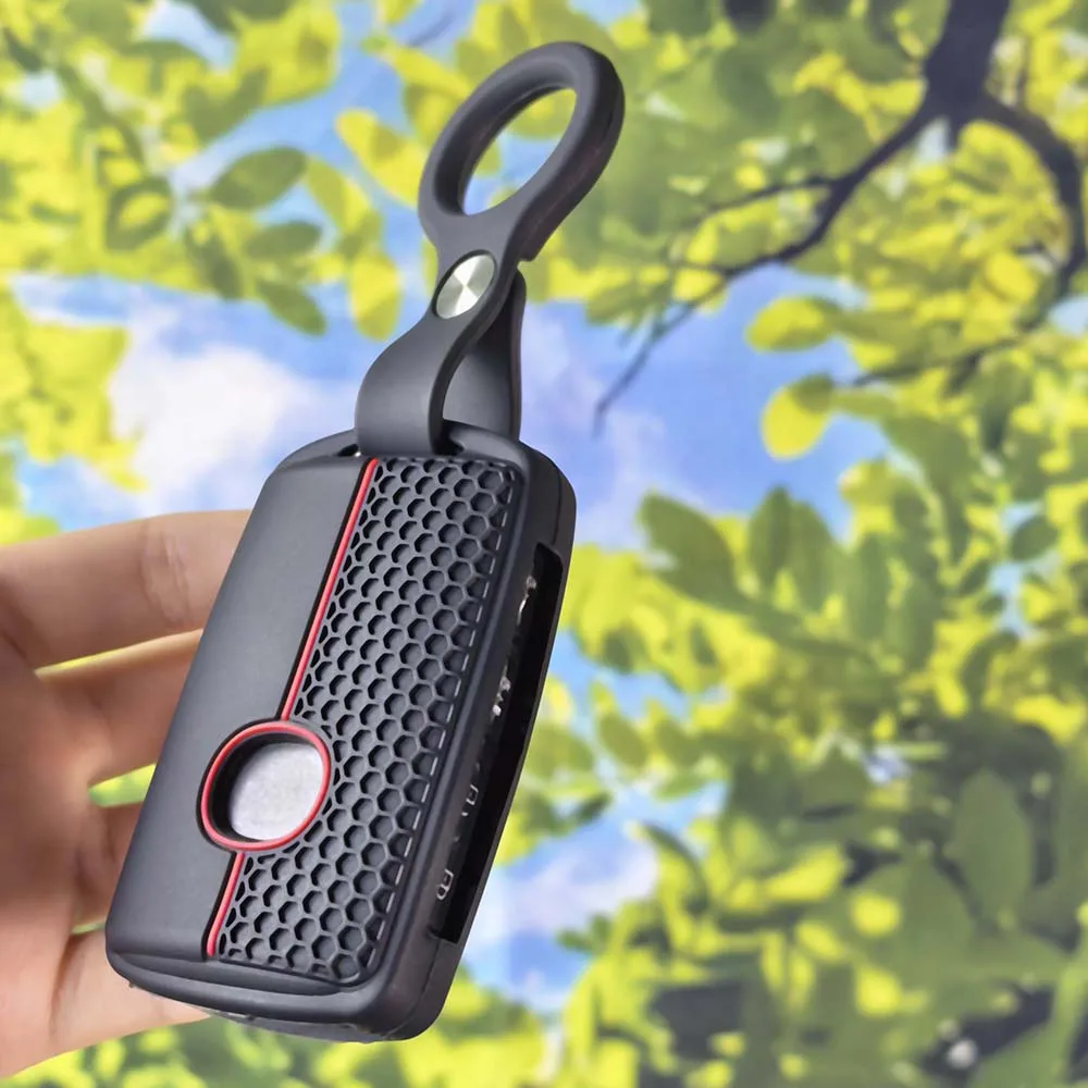 Sport Stripe Silicone Remote Key Case With Keychain Chain Fit Mazda 3 Alexa CX30 CX‑4 CX5 CX‑5 CX8 CX9 Fob Protector