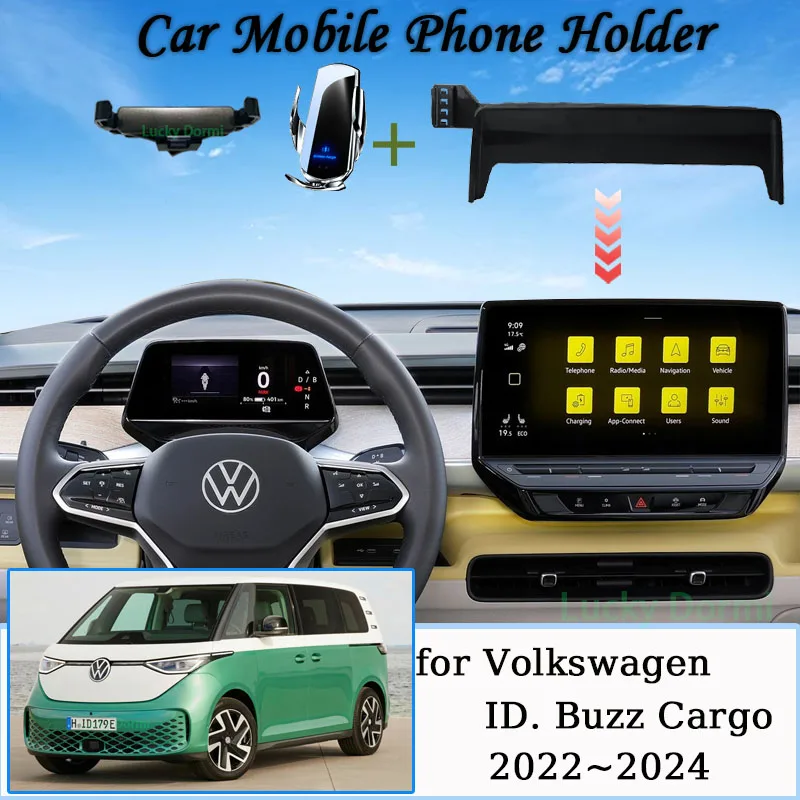 For Volkswagen ID. Buzz Cargo 2023 2024 12