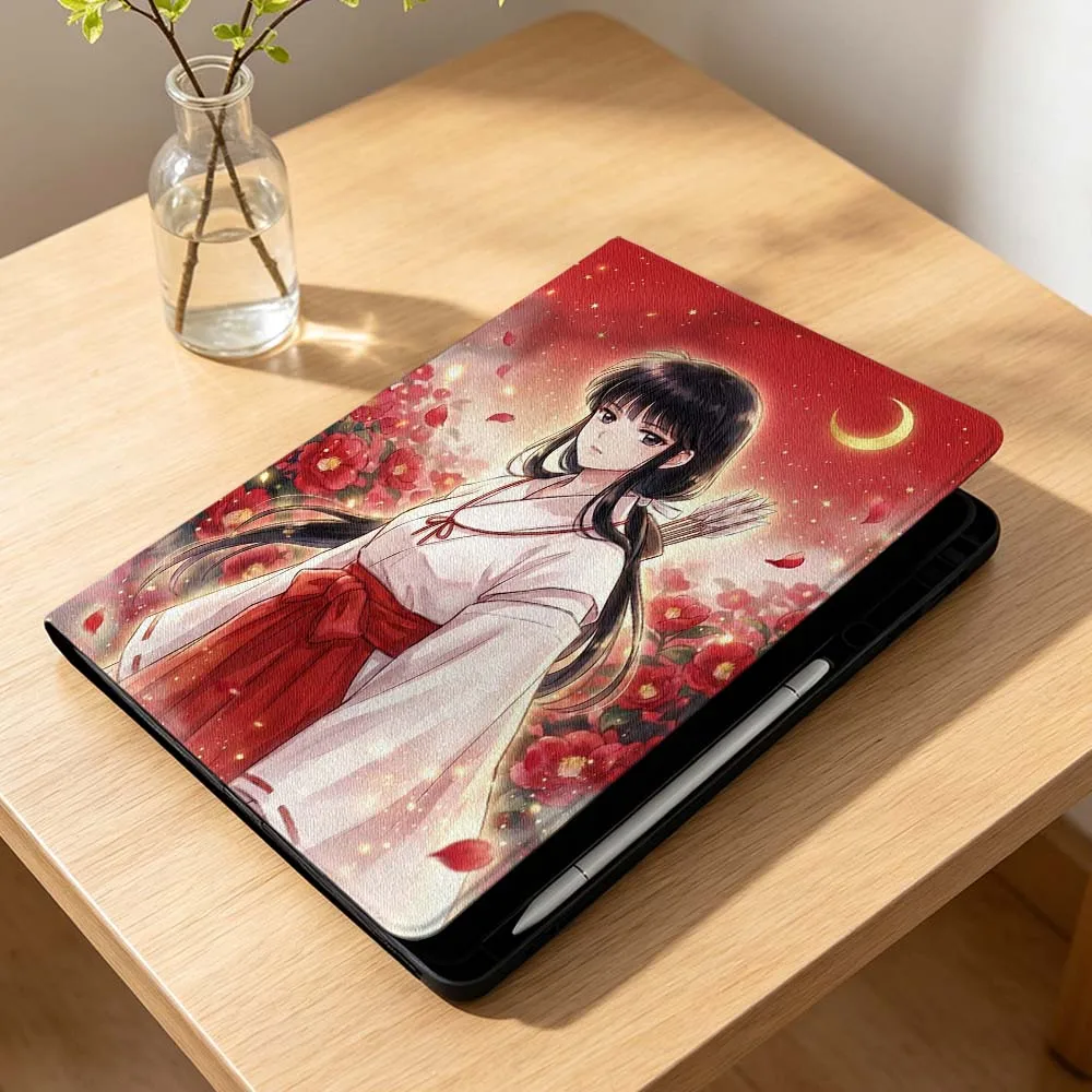 Anime Cool Kikyo For Lenovo Xiaoxin Pad Pro Tab P12 P11 11 13 11.2 11.5 10.6 inch K11 Plus Tablet Case Pen Tray - view 3