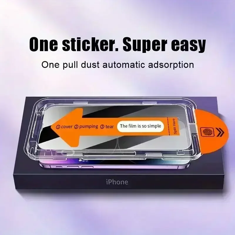Película de vidrio templado antiespía para OPPO F21s F25 F23 F27 Pro Plus 5G 4G, Protector de pantalla de privacidad, Kit de instalación sin polvo, 5 uds.