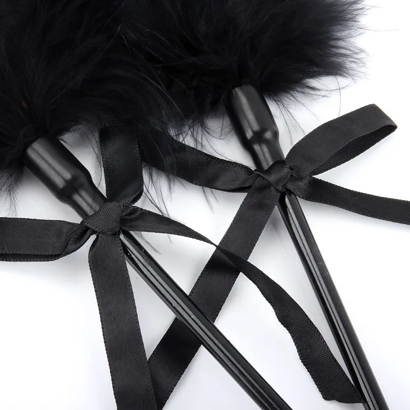 ريشة سوط جلد BDSM الردف الرقيق SM ماستر قهر إغراء الأزواج الجنس لعب تأثيري الكبار يمزح الألعاب