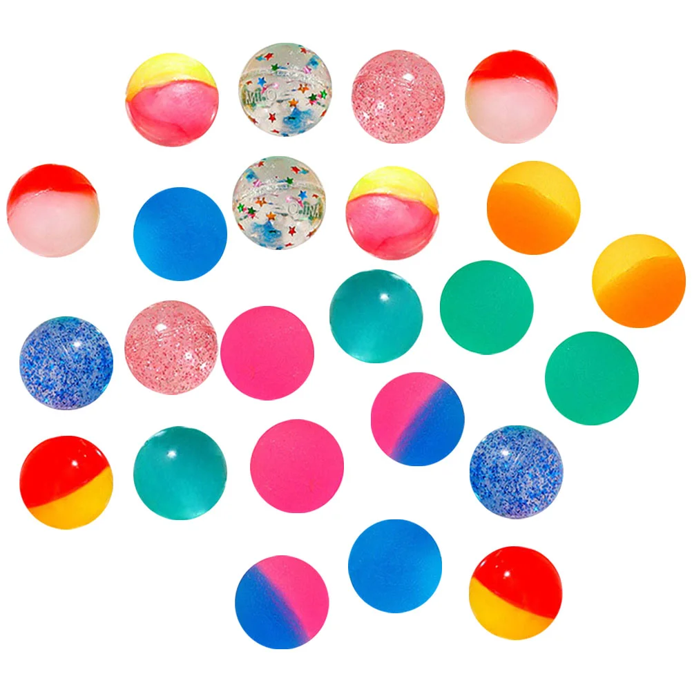 

24 Pcs Colorful Bouncy Balls Birthday Toys Childrens Party Favors Small Bouncing Bulk Vending Machine Gift High