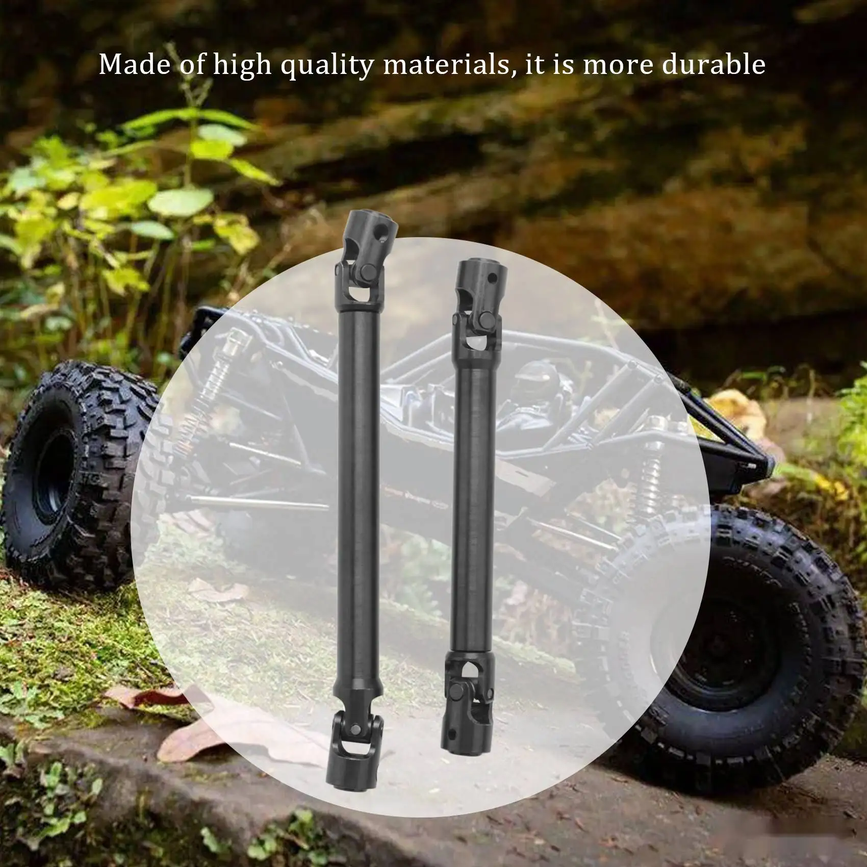 Exceptional for AXIAL RBX10 Ryft AXI03005 2Pcs Metal Transmission Drive Shaft 1/10 RC Crawler Car Upgrade Parts Accessories