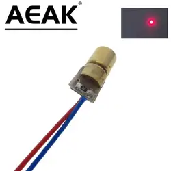 AEAK 5V 650nm 5mW Adjustable Laser Dot Diode Module Red Sight Copper Head Mini Laser Pointer