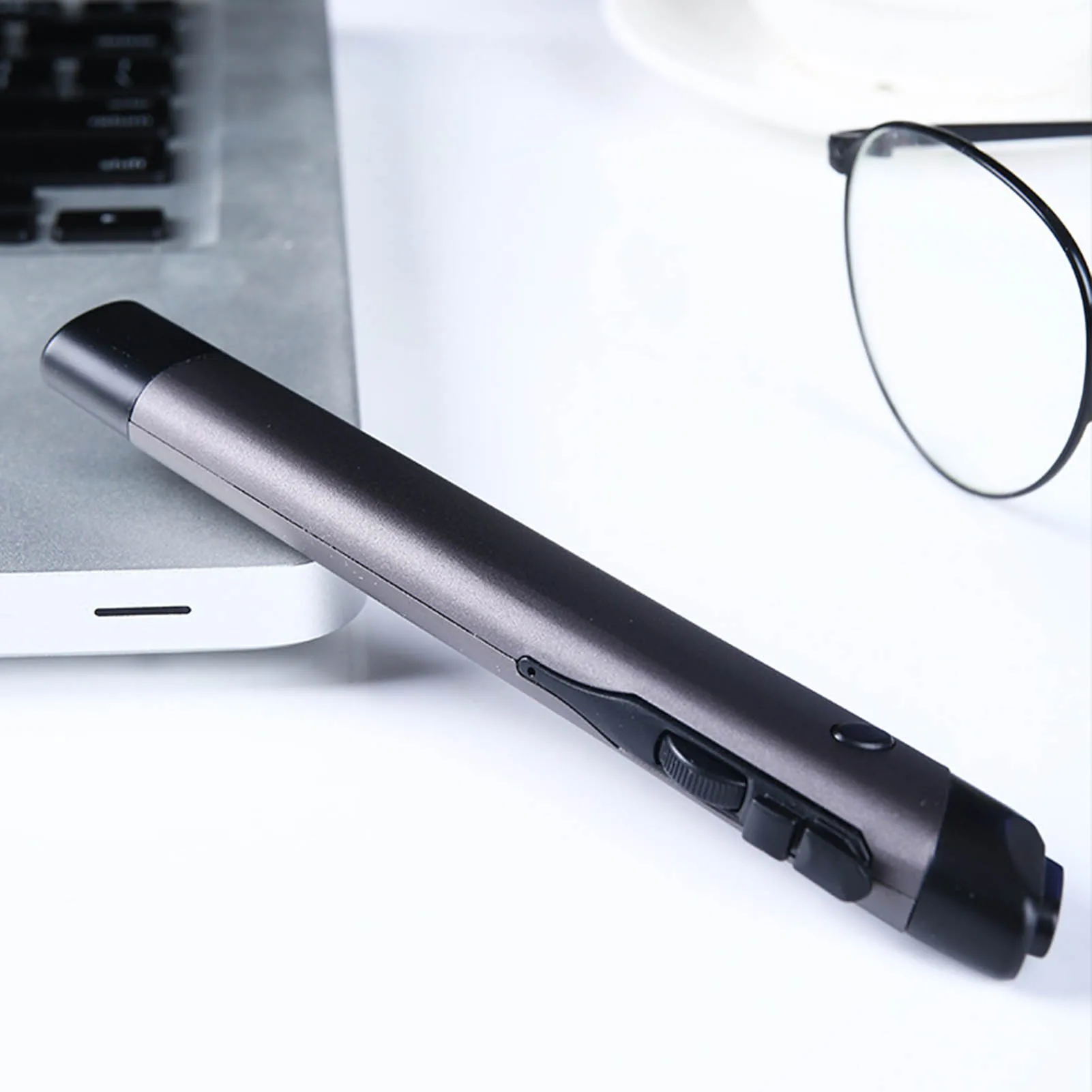 Wireless Mouse Pen Wireless Mouse Pen 2.4G Bluetooth Optical Pocket Pen Mouse with  Function for Laptop Tablet Smartphone