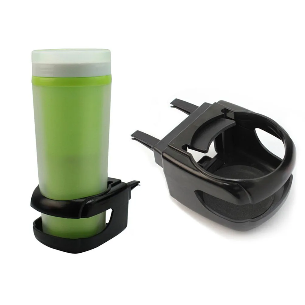 

Car Air Vent Drink Holder 10x8x6cm Black ABS Material Horizontal Vent Cup Stand for Car Auto Flexible Board Compatible