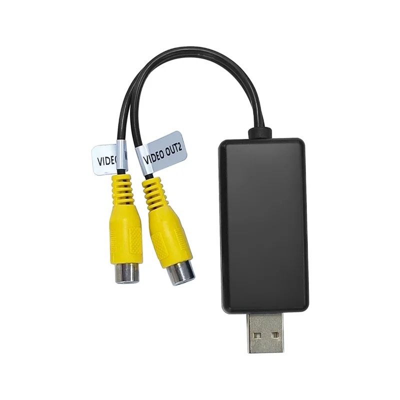 USB To CVBS Video Output Adapter Large Screen USB To CVBS Video Conversion Cable For Android Multimedia Android TV Player