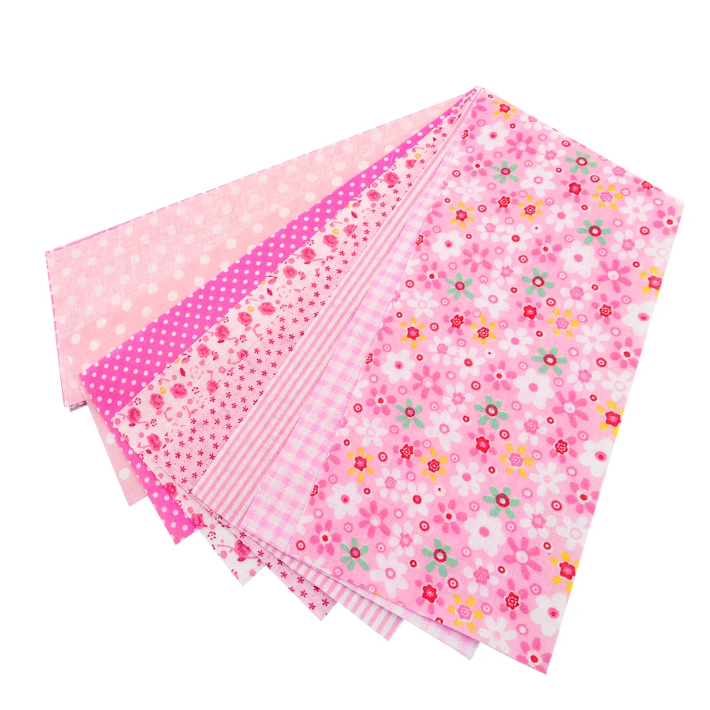Teramila Neuheiten Bunte Design 6-8 PCS /Lot 9CM x 50CM Nähen Material Baumwolle Gelee rollen Streifen Plain Stoff Patchwork – Detail 28