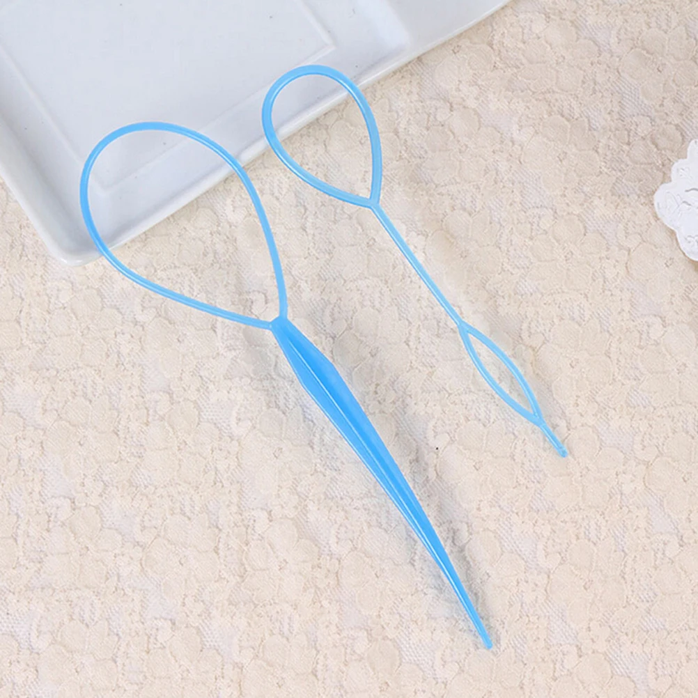 

12pcs Braid Tool Tail Hair Styling Accessories For Ballet Dance Recital Party Mixed Color Elegant Updo Hair Beader