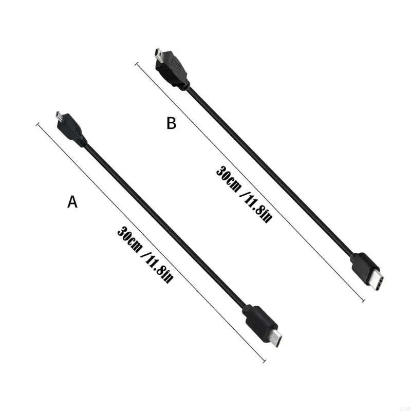 Typ C USB C auf Mini-USB-Kabel Micro-USB auf Mini-USB OTG-Ladesynchronisierungsdatenkabel für GPS, MP4/3, Kamera, Dashcam-Smartphone