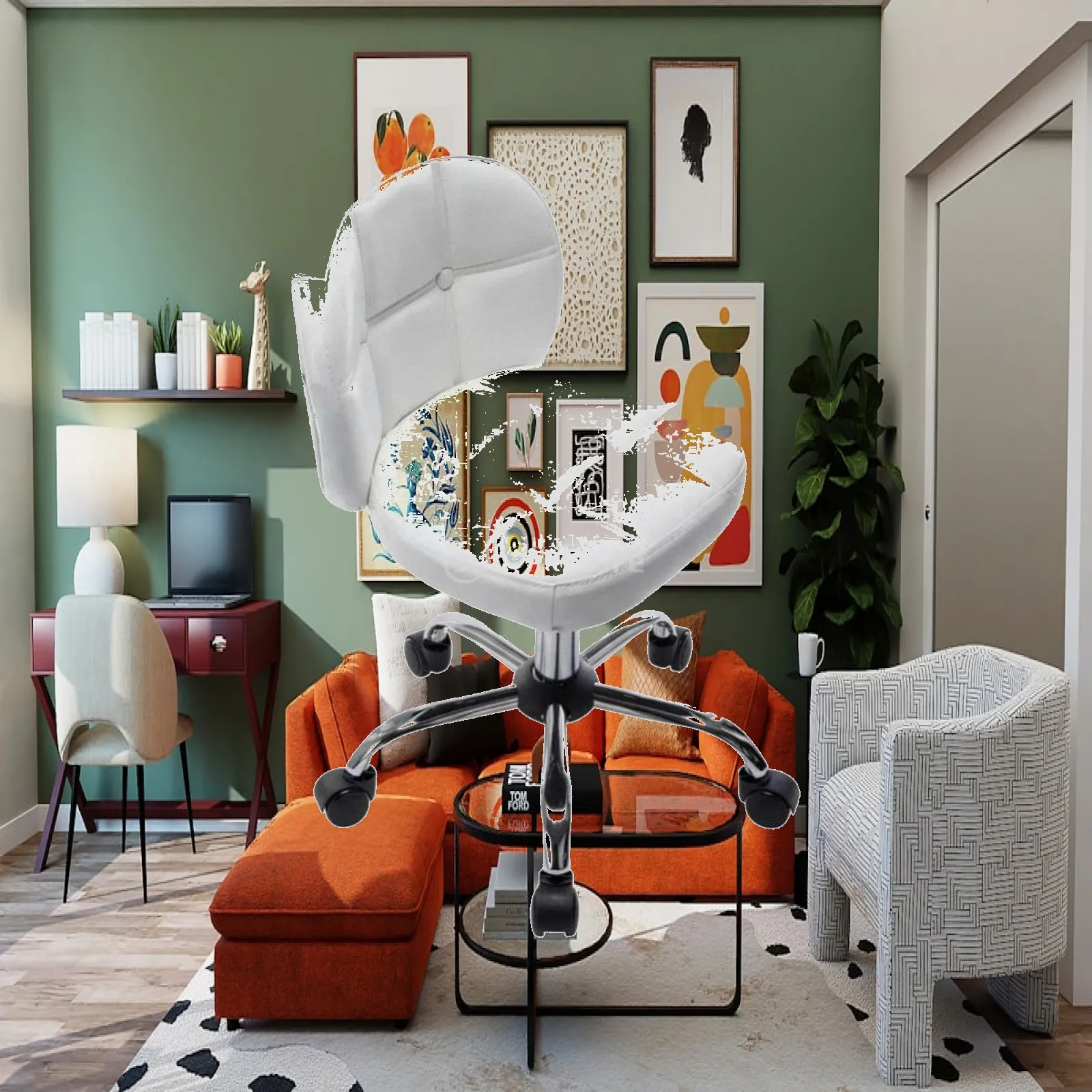silla-giratoria-sin-brazos-con-tapizado-acolchado-altura-ajustable-base-cromada