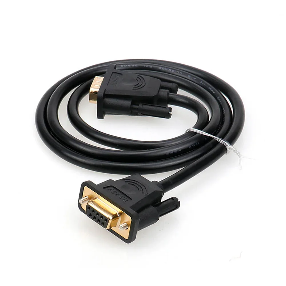 DB9 Male to Female Gold-plated Extension Cable Pure Copper Line RS232 9 Pin Serial Connector Wire COM Core with Double Shield