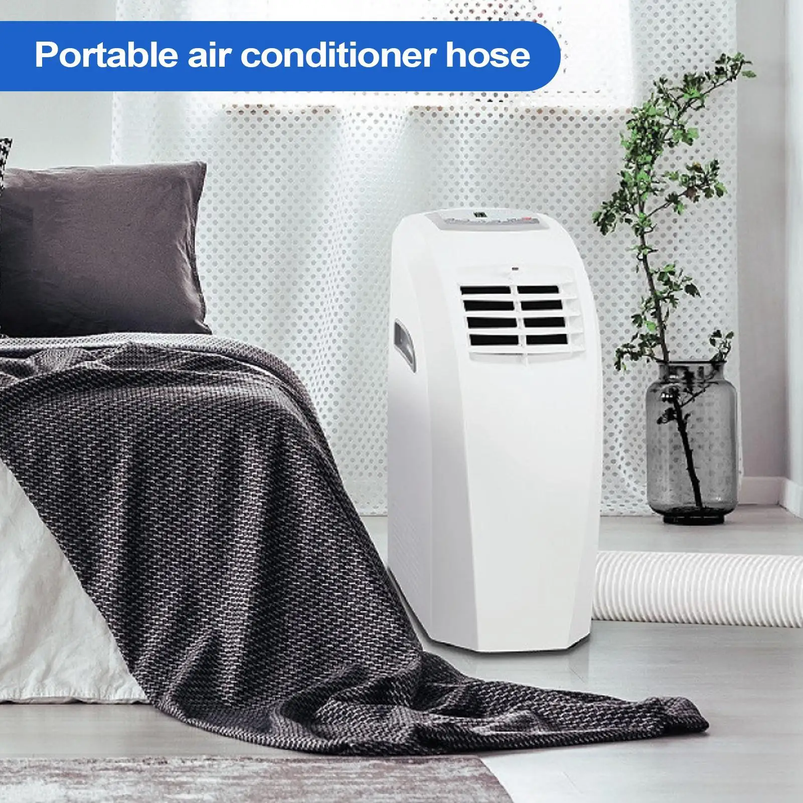 

Портативный оконный вентиляционный отверстие для кондиционера, 150 см, выхлопной шланг переменного тока, универсальная муфта, регулируемое оконное уплотнение, универсальная удлинительная труба для воздуховода