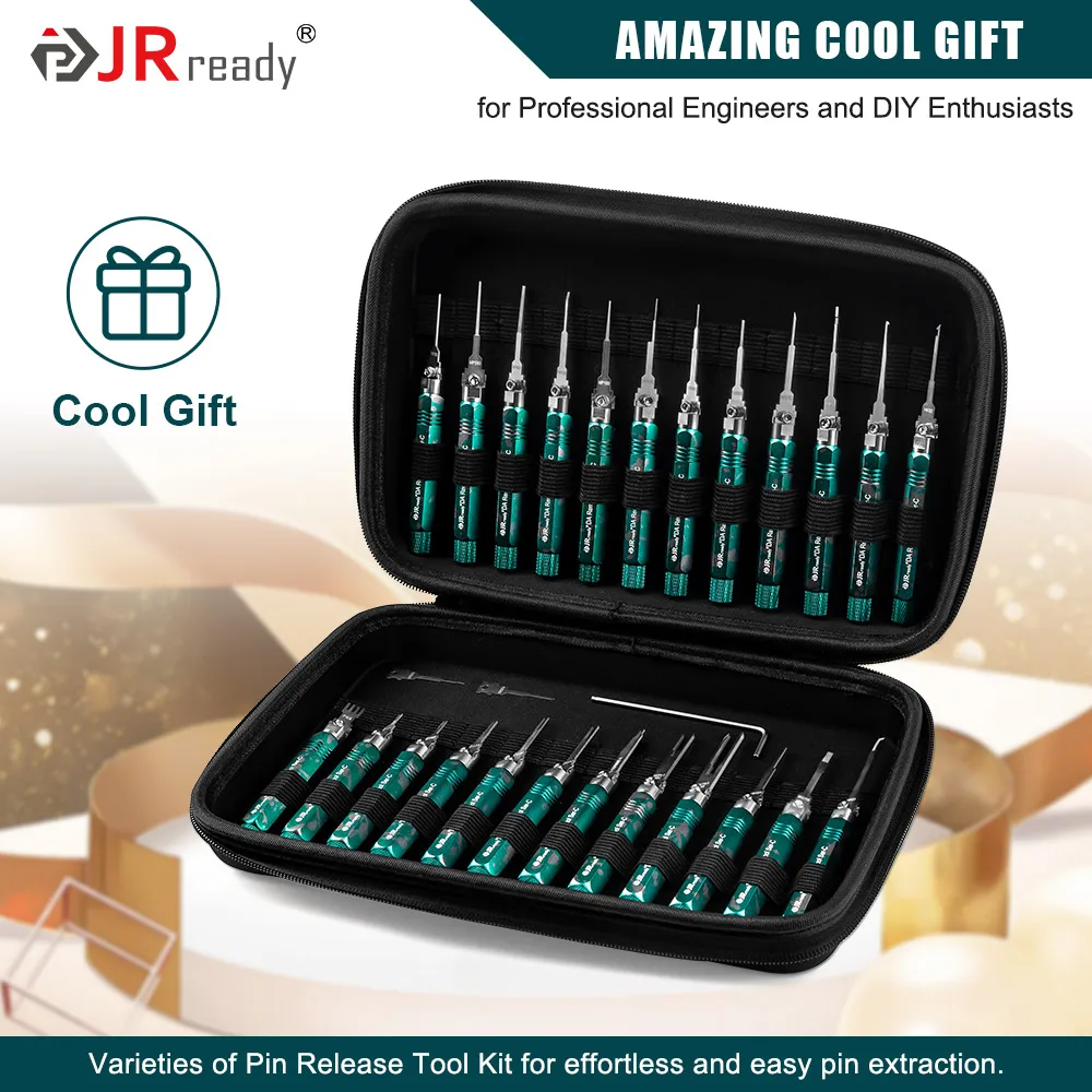 Imagem -06 - Jrready Pin Remoção Tool Kit Ferramentas Extrator Pin Dicas de Substituição Abrangente Ferramentas Elétricas Terminal 24 Pcs St5277