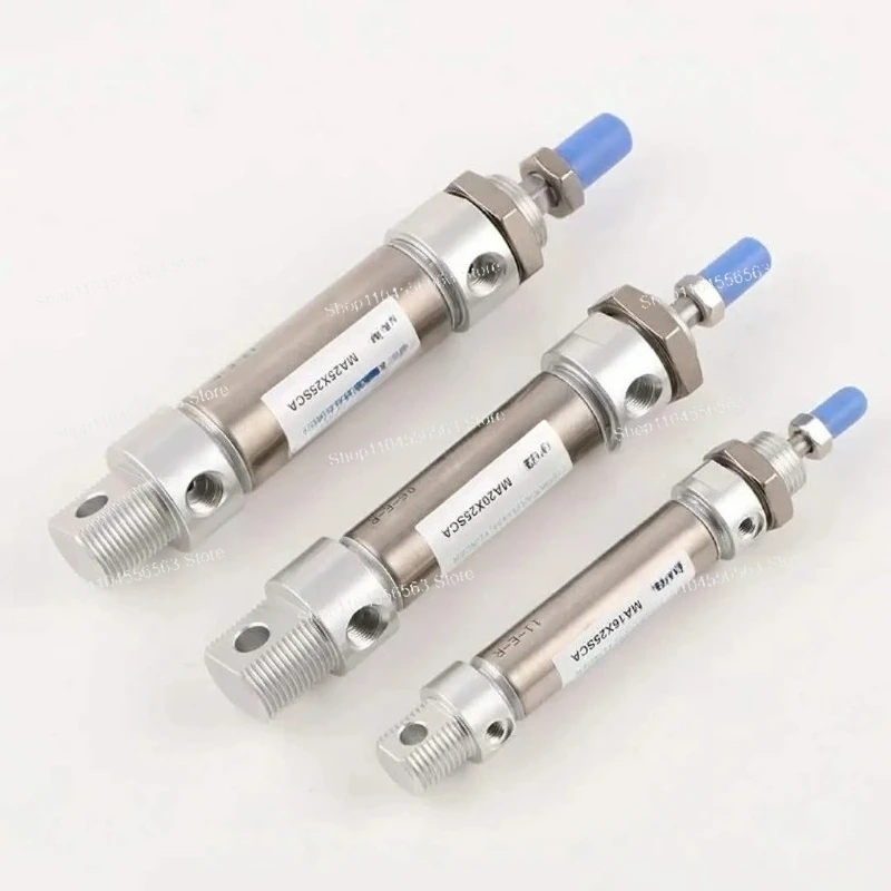 Stainless Steel Mini-Cylinder (MA16X25SCA/MA16X50SCA/MA16X75SCA/), Pneumatic Components for Industrial Automation
