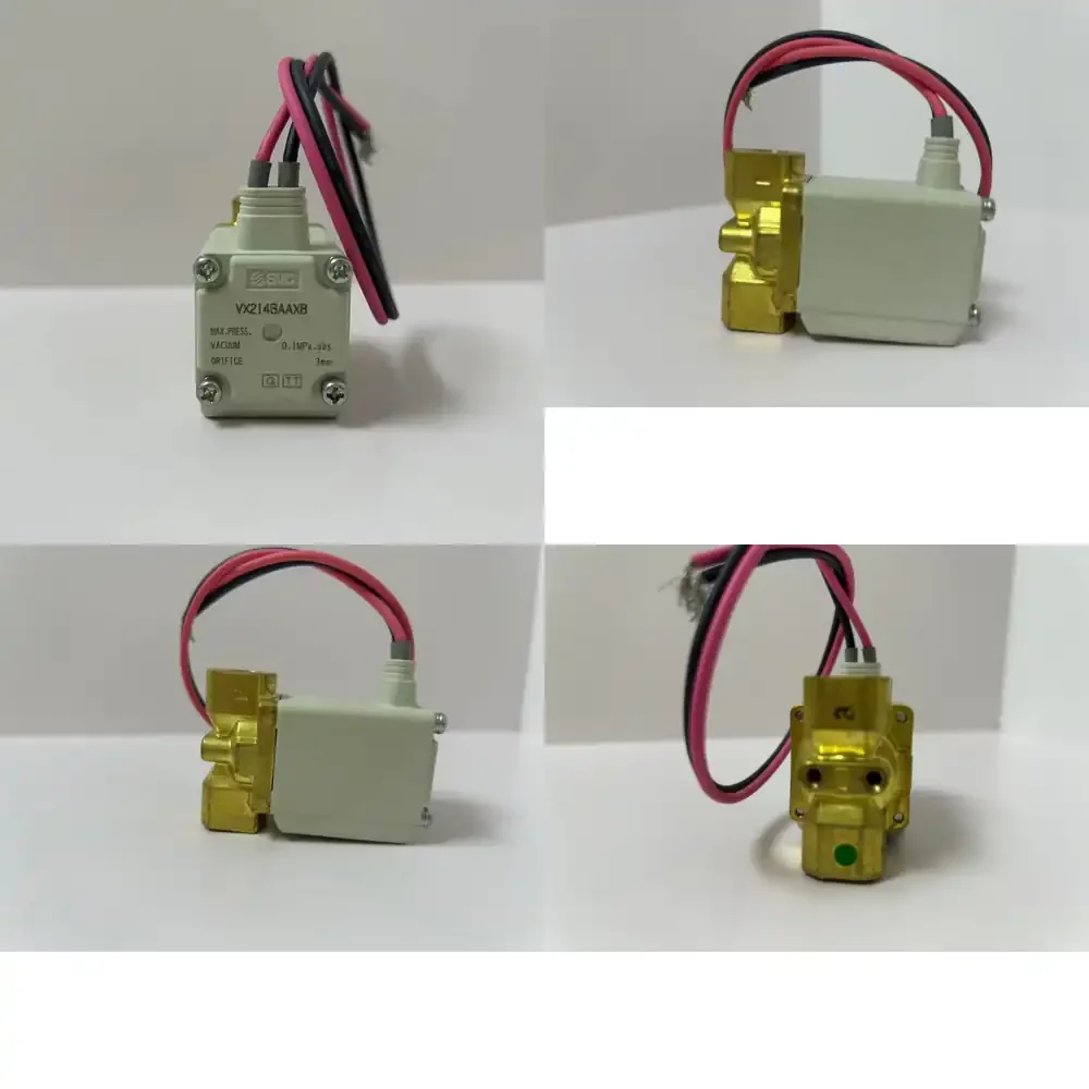 

SMC Original Genuine VX214BAAXB Solenoid Valve Direct Operated 2 Port SVX21/22/23 Series Copper for Medium Vacuum Cylinder