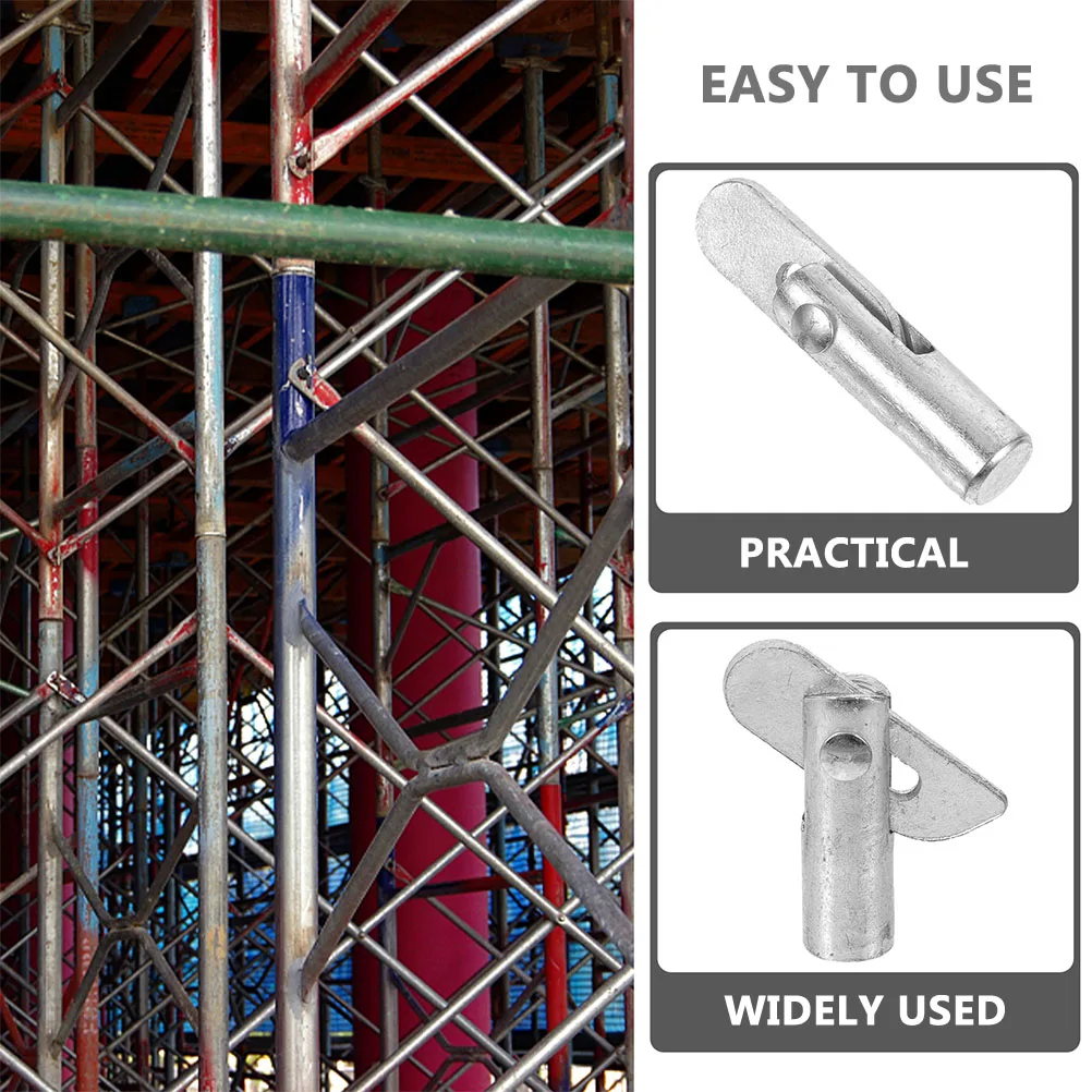 

20pcs Scaffolding Locking Pins Steel Q235 Detachable Fixed Guardrail Peg Heavy Duty Construction Industrial Application