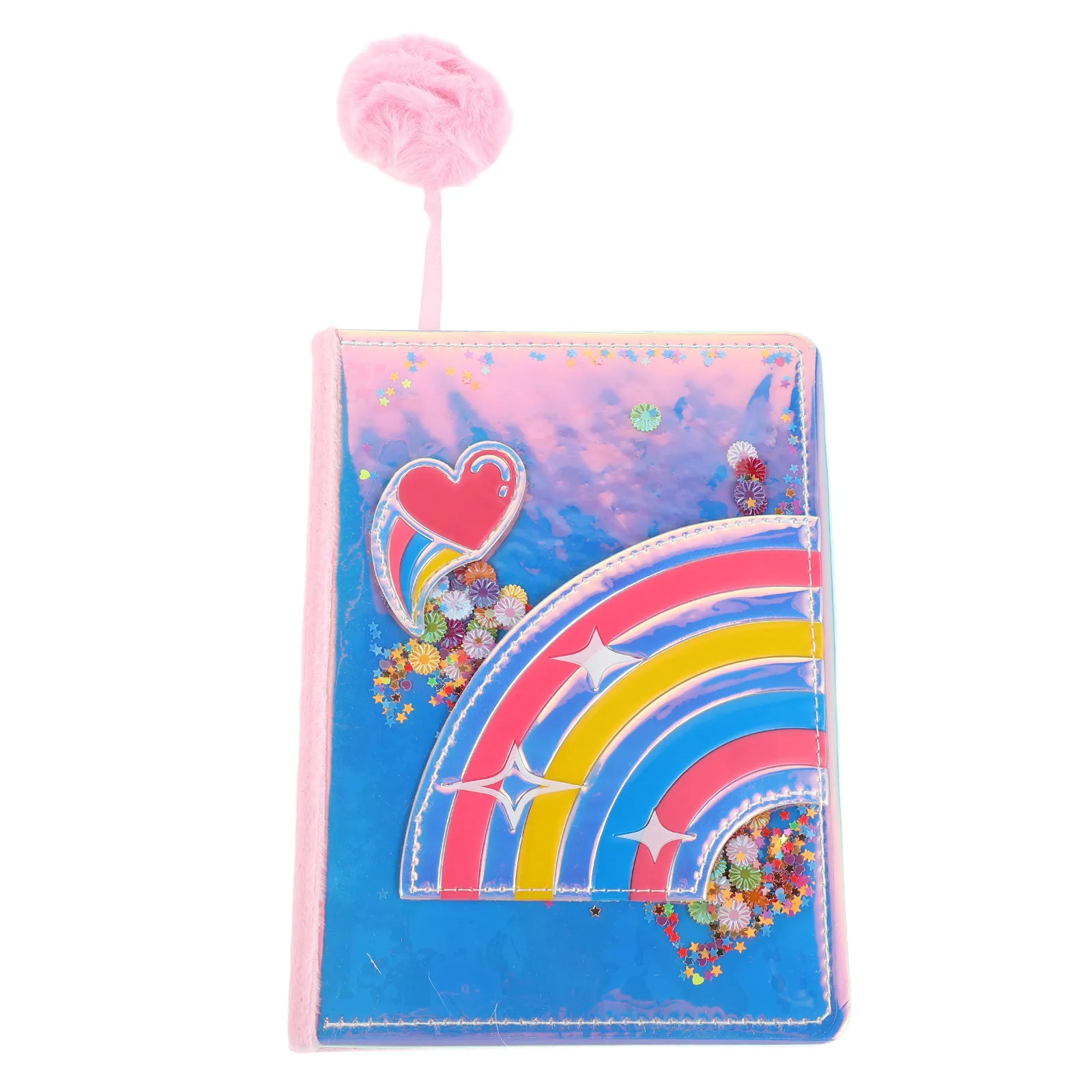 Glitter Diary for A5 Notebook Cute Sequin Creative Journal Daily Use Travel Writing Book Colorful Recording Book