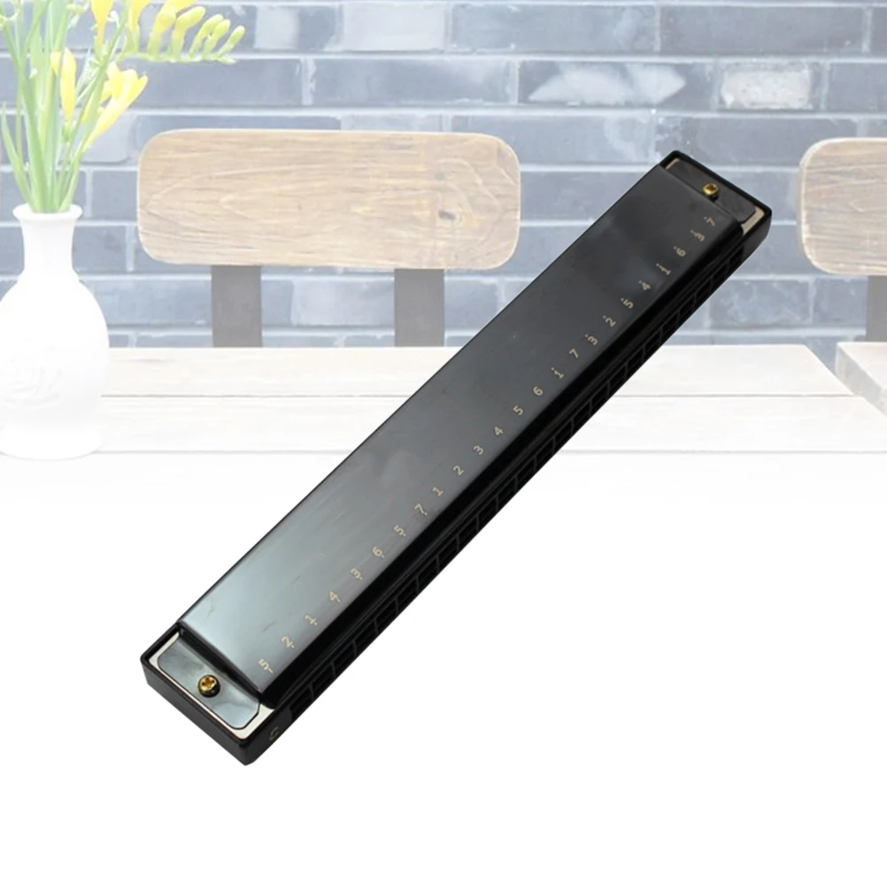 

24 Holes Harmonica For Kids Children Gift Music Plastic Instrument Blues Folk Pop Beginner Tremolo Gift Christmas Birthday