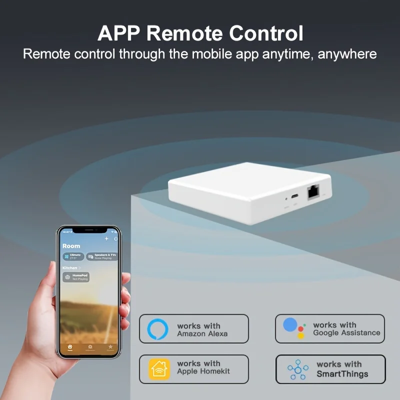 Matter Protocol Smart Thread Hub Zigbee Smart Home Bridge Matter Gateway Hub Support Tuya Siri Homekit Smartthings Alexa Google