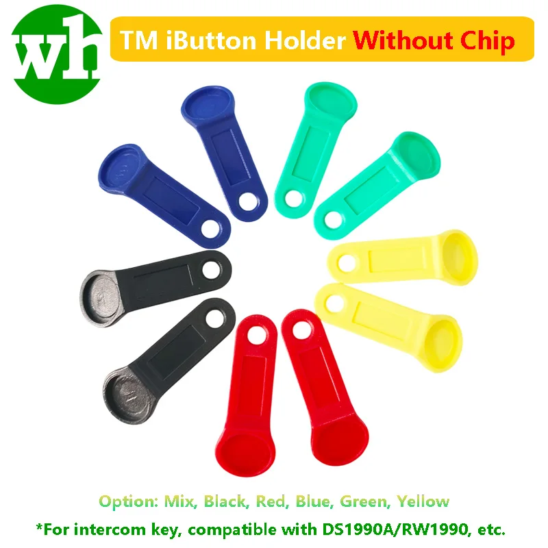 

TM Touch Memory Key iButton Копировальная карта Держатель меток для сауны Кронштейн только без чипа разных цветов для DS1990A TM1990A RW1990 и т. д.