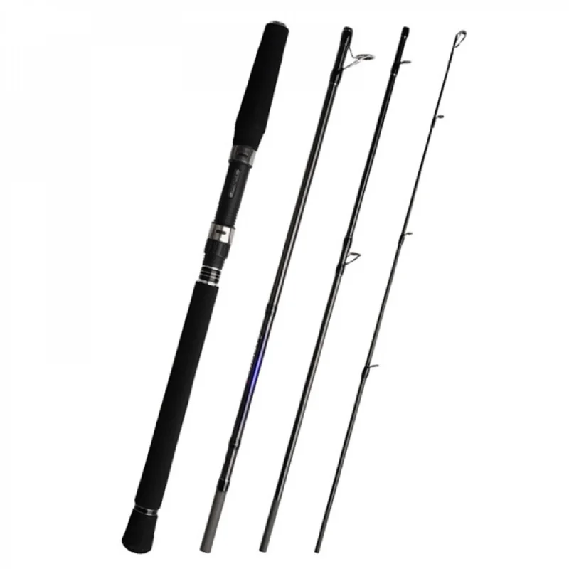 

Extra Heavy H-Power 4-Section Lure Rod, Portable Offshore Saltwater Jigging Pole, Multi-Section Sea Boat Fishing Rod