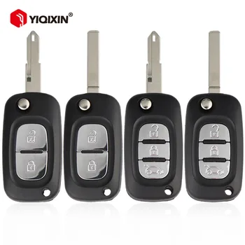 YIQIXIN Voor Renault Fluence Clio Megane Kangoo Modus Twingo 2006-2016 Flip Afstandsbediening Autosleutel Shell Case Fob Cover 2/3 knoppen