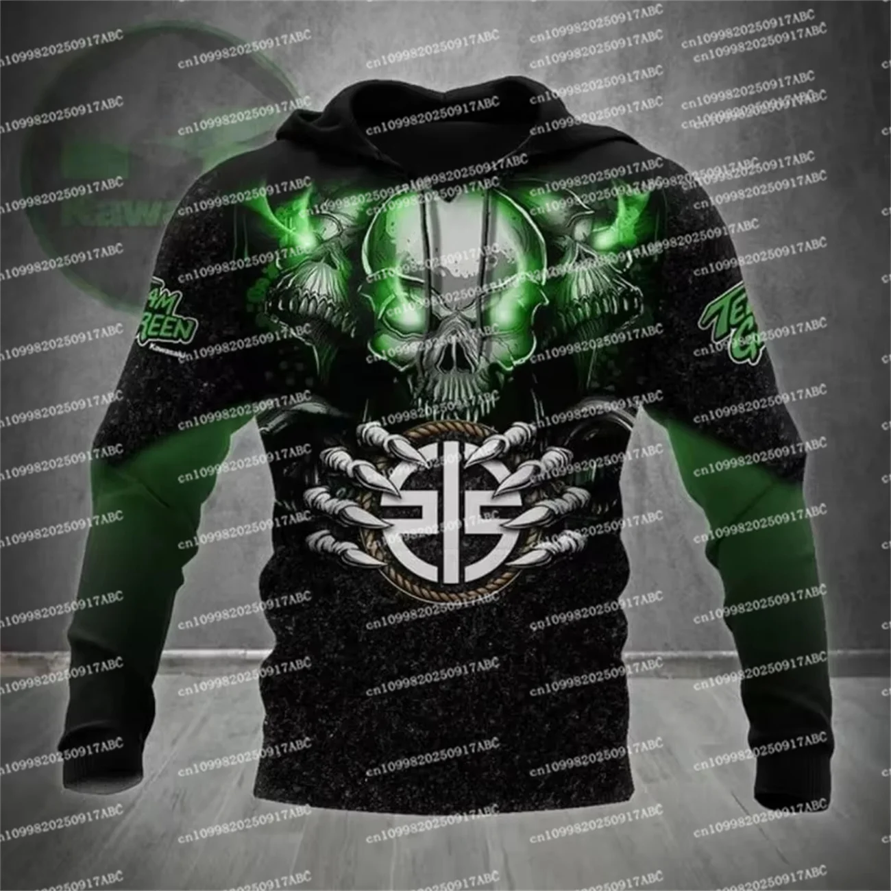 

(Кавасаки) Толстовка с логотипом Kawasaki, мужская и женская толстовка, модная спортивная удобная толстовка, быстросохнущая толстовка для мотоциклистов