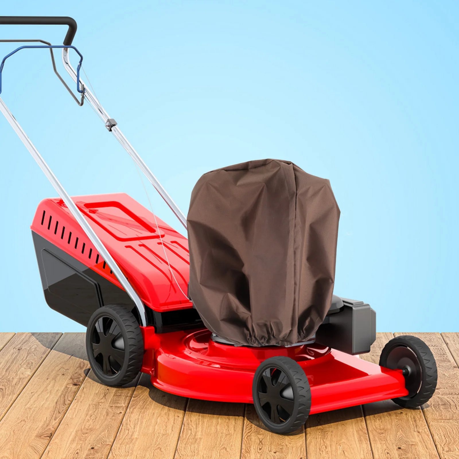 

Lawn Mower Engine Cover Universal Durable Sun Protection Shield Waterproof Dustproof Easy Installation Outdoor Garden