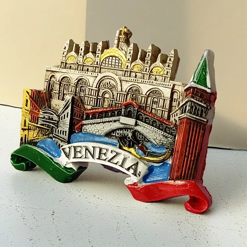 European Venice City fridge magnets Refrigerator Sticker Italian Refrigerator Sticker Tourist Souvenir Manufacturer Creative 3D