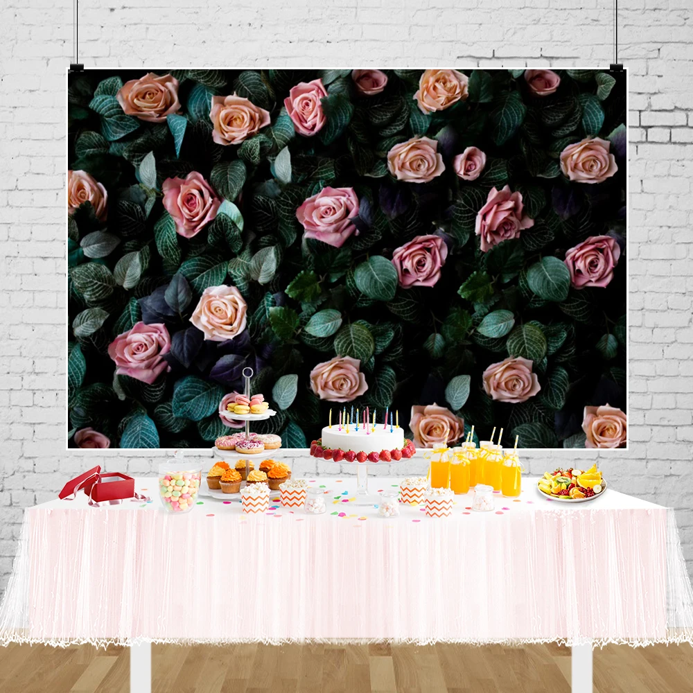ฤดูใบไม้ผลิดอกไม้ฉากหลังวันเกิดพื้นหลังสำหรับวันวาเลนไทน์งานแต่งงานคนรักเด็ก Photoshoot ถ่ายภาพ Props