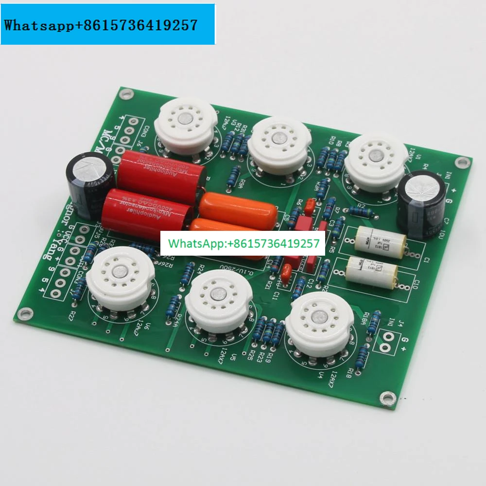 

HiFi No Feedback MM / MC 12AX7+12AU7 Phono Amplifier Board Base On Sansui High-Level Circuit