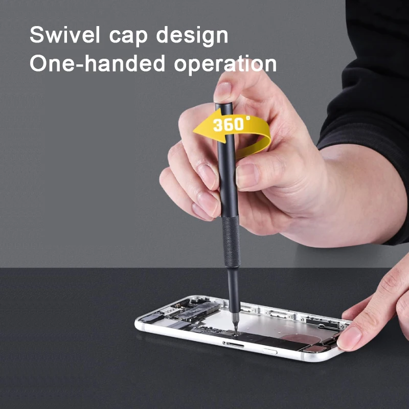 Jeu de Tournevis Électromagnétiques, Multifonction, Bricolage, Réparation d'Ordinateur Portable, avec Fonction Plastique OEM