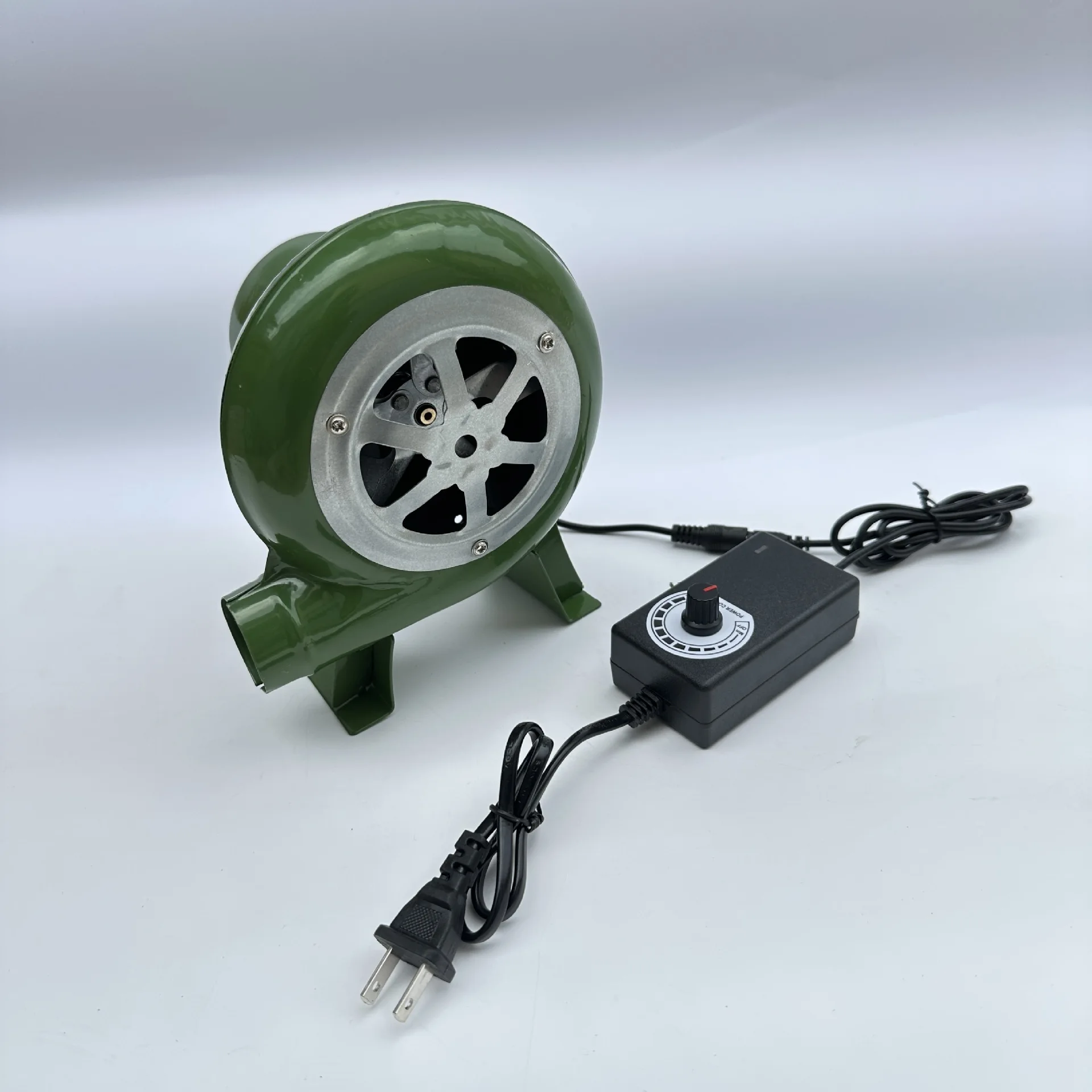 Electric Blower Fan Mini Blowing Machine BBQ Fan 40W 60W 80W for Barbecue Blacksmith Forges Blower with Power Control